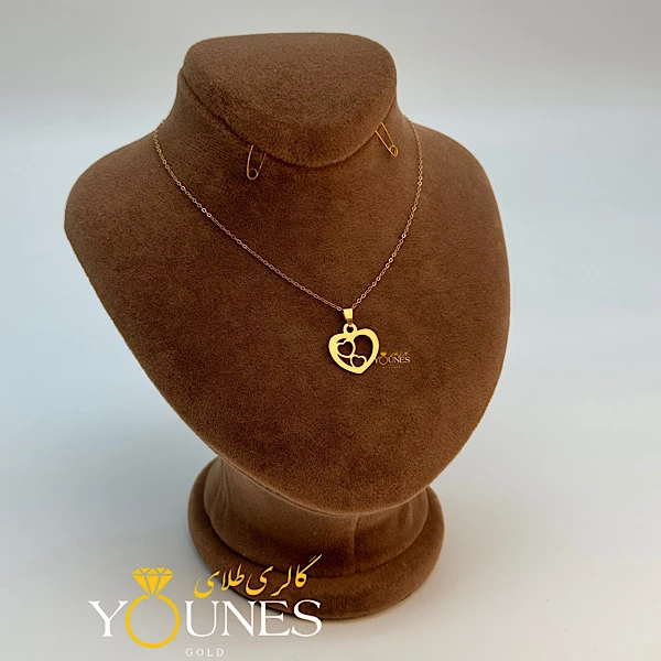 آویز قلب تو قلب لیزری